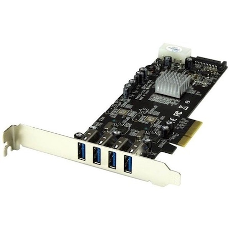 Startech.Com 4 Port PCIe USB 3.0 Card w/ 2 Channels PEXUSB3S42V