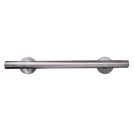 Global Door Control Stylish Streamline Concealed Screw 20 in. x 1-1/4 in. Grab Bar in Satin Chrome GBD20-1.25SSDSA