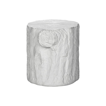 Monarch Specialties Accent Table 25"h, Indoor or Outdoor, Drum, Nightstand, Round, Side Table, White, Contemporary I 4121