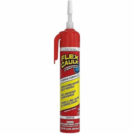 Flex Seal Flex Caulk White Net wt. 9 oz Pressurized Can, 4PK CFSWHTR675