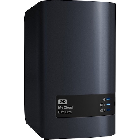 Western Digital 8TB My Cloud EX2 Ultra 2bay WDBVBZ0080JCHNESN
