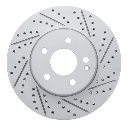 Dynamic Friction Co DFC Geoperformance Rotor - Drilled and Slotted 830-63158R