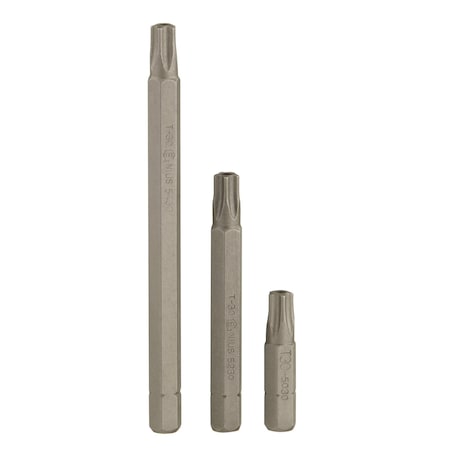 Genius Tools 1/4in Hex Shank, T-8 Pentacle Bit 30mmL 5008