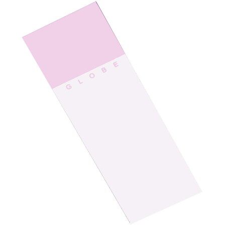 Rpi Microscope Slides, Ground Edges and Safety Corners, 25x 75mm, Pink Frosted, 144PK 195610-144P