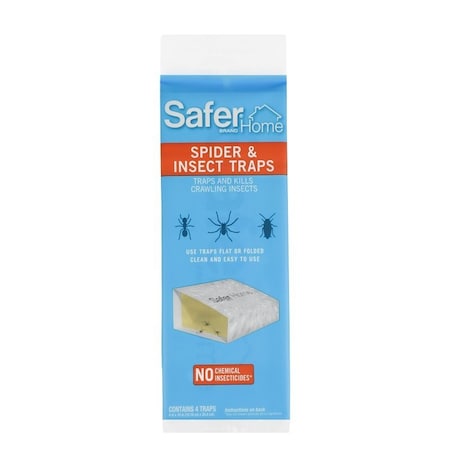 Safer Home Spider and Insect Trap, Solid, Clear SH400