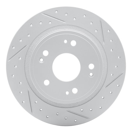 Dynamic Friction Co DFC Geoperformance Rotor - Drilled and Slotted 830-59032R