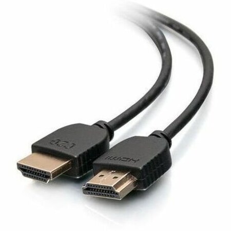 C2G PLUS SERIES 2FT HIGH SPEED HDMI CABLE WITH LOW PROFILE CONNECTORS - 4K SLIM 41362