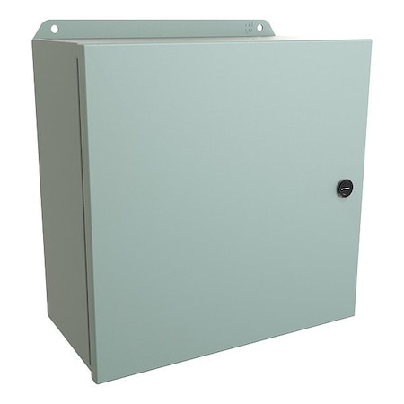 Hammond Latches Electrical Enclosure, 12 in H, 6 in D, 12 in W, 12, 13, 3R, 4, Steel EJ12126