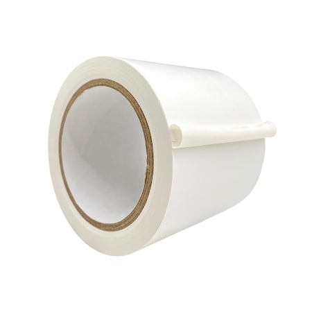 Wod Tape Floor Marking Tape, PVC, White, 4 inch (96mm) W., 6 mil Thickness, 12 PK WOD VTC606-04000-12-60-WHI