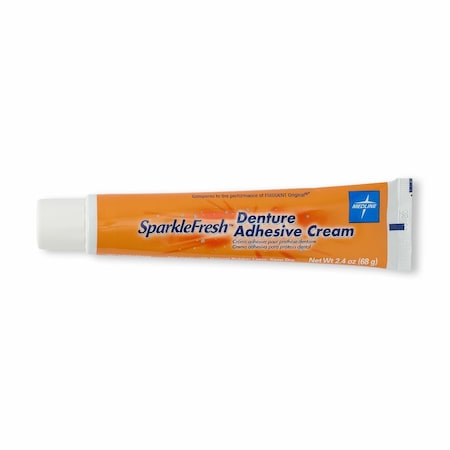 Medline SparkleFresh Denture Adhesive, 2.4 oz. MDS136408HH