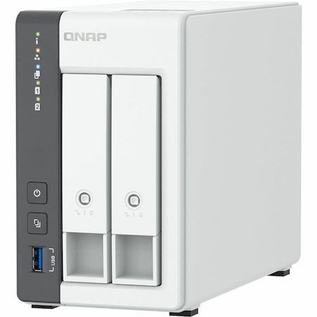 Qnap TOWER NAS 2 BAY NAS ARM CORTEX-A55 4C, MALI-G52 GPU, 2 X SATA 6GB/S 3.5IN/2 TS-216G-US