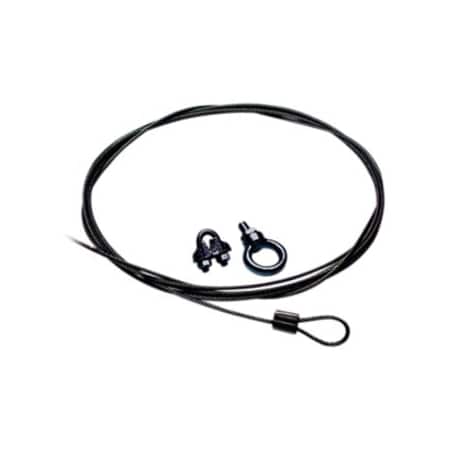 Bogen Black 10 Foot Cable and Clamp CK10B