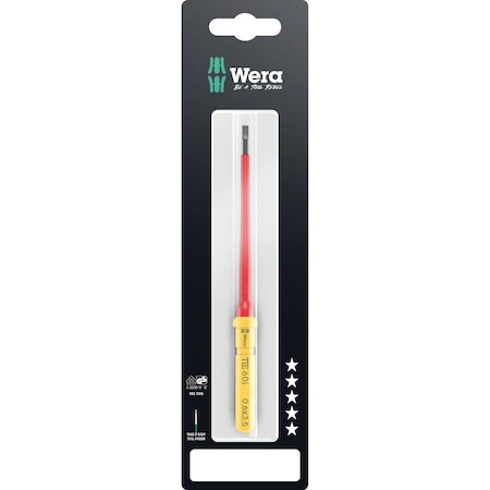 Wera Kraftform Kompakt VDE 60 i Take it easy SB, 0.6 x 3.5 x 157 mm 5006552001