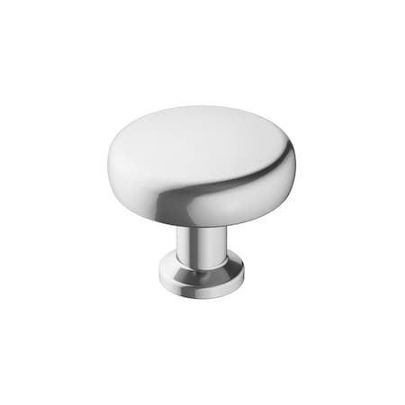 Amerock Factor 1-1/4 in 32 mm Diameter Polished Chrome Cabinet Knob BP3678026