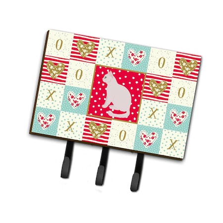 Carolines Treasures 6 x 2 x 9 in. Burmilla No.2 Cat Love Leash or Key Holder CK5750TH68
