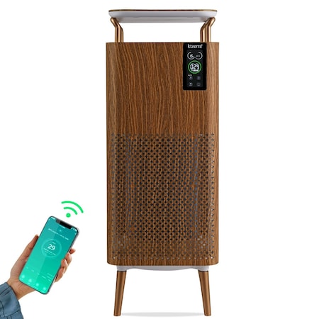 Edendirect HEPA Air Purifier with WiFi and Sleep Mode 900 Sq Ft Coverage 99 point 97 percent Cleaner ZR-AIR-8001Y