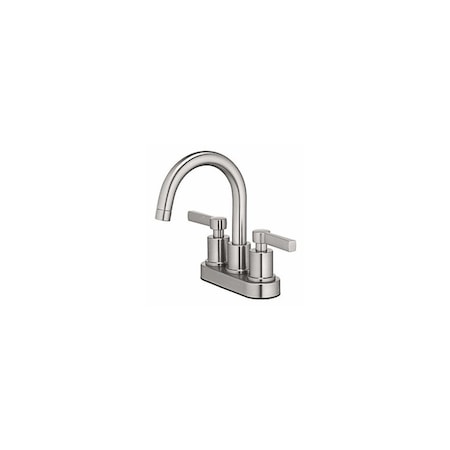 Homepointe Mid-Arch Lavatory Faucet, 2-Handle, Brushed Nickel 242437