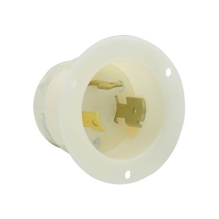 Leviton Industrial Grade Flanged Inlet 30 Amp, 600 Volt 2655