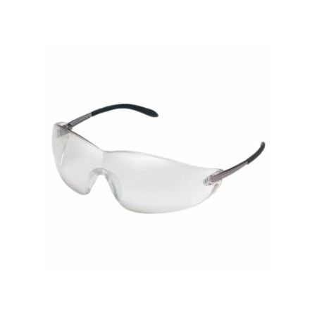 Mcr Safety Blackjack Elite Protective Eyewear, Clear Mirror Lens, Duramass 135-S2119