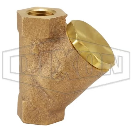 Dixon Y-Line Strainer, 1/4 in Nominal, 2 in OAL, FNPT Connection, Domestic 59-001