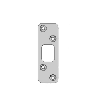 Kwikset Deadbolt Strike, Satin Nickel 83223-15