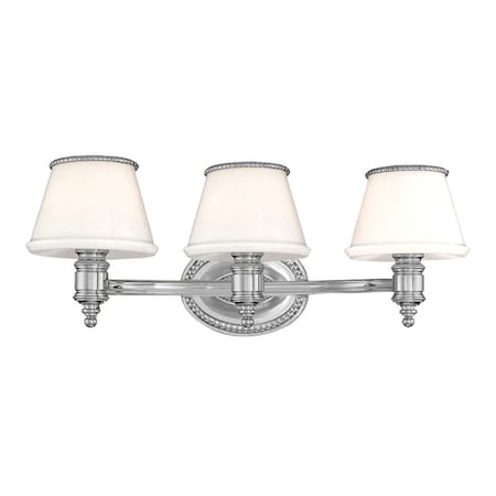 Hudson Valley Lighting Richmond 3 Light Bath And Vanity 23.75 In. Polished Nickel 4943-PN
