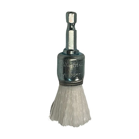 Dico Nonabrasive End Brush For Drills, White 7200084