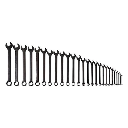 Williams Combination Wrench Set, 2" L, Steel, SAE JHWWS1190BSC