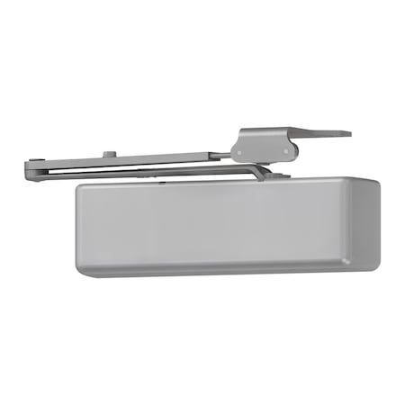 Lcn Surface Door Closer, Regular Arm, PA Shoe, Metal Cover, Special Rust Inhibitor, Aluminum Painted 4040XP-RW/PA LH 689 MC SRI