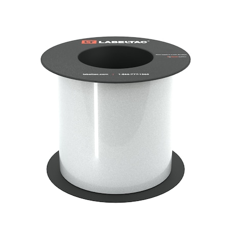 Labeltac Safety Grade Reflective Label Supply 5in x 75ft LT9, White LT502SGRF-C