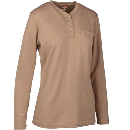 Pip AR/FR Women's Long Sleeve Henley 385-FRHNW
