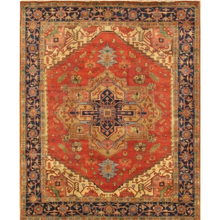 Pasargad Home Serapi Collection Hand-Knotted Wool Area Rug, 12 ft. x 14 ft. 11 in. pb-10b 12x15