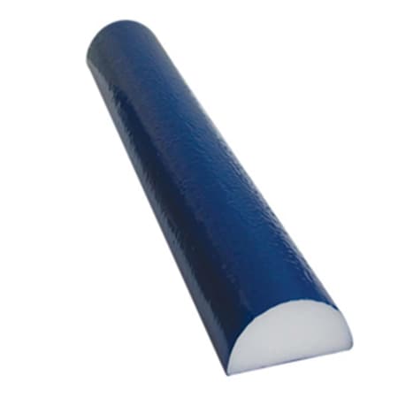 Step-Up Relief 4 x 36 in. PE Foam TufCoat Finish Half Round Roller - Blue ST680233