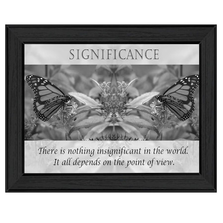 Homeroots Significance 5 Black Framed Print Wall Art 405350
