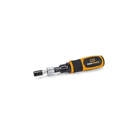 Gearwrench Torque Screwdriver, 1/4in Dr, 10-50 in-lb 89624CERT