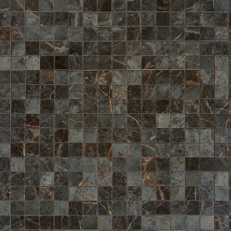 Apollo Tile 12 x 12 in. Matte Dark Gray Blue, Mosaic Wall and Floor Tile 10.76 sq ft/case, 11PK ATH88ROMOSA