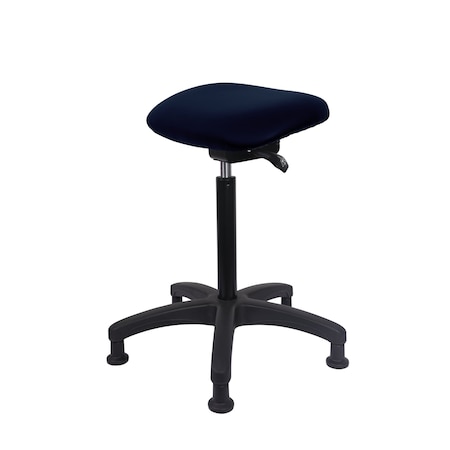 Blue Ridge Ergonomics Vinyl Sit-Stand - Standing Height with Stationary Glides in Ink Voyager Vinyl VSTSS-RG-NF-RG-2014