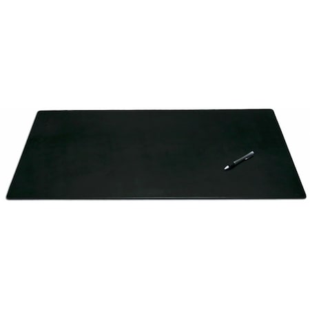 Dacasso This 34x20 desk pad features a smooth genuine top-grain leather with no side rails.  <li>Materials: P1012