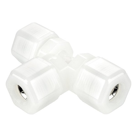 Parker Tee, Nylon, Comp 5/8", Comp 3/8", N10TU6
