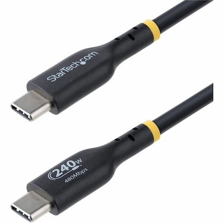 Startech.Com 3FT USB-C CHARGING CABLE, USB-IF CERTIFIED USB C CABLE, 240W PD EPR, USB 2.0 TYPE-C LAPTOP USB2EPR3F