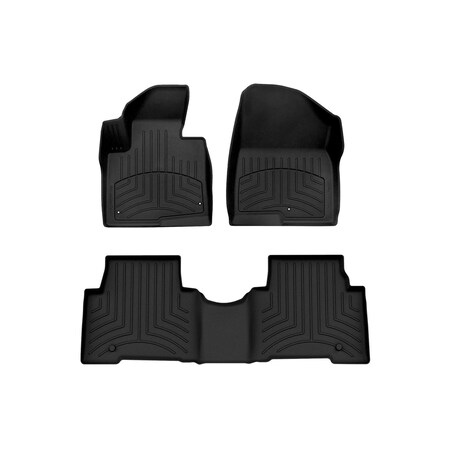 Weathertech Black, Front and Rear FloorLiner HP 44440-1-2IM