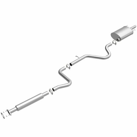 Bre Exhaust Exhaust System, Aluminized Steel; With Mufflers; 2-1/4 Inch Pipe Diameter; Single Exhaust 106-0015