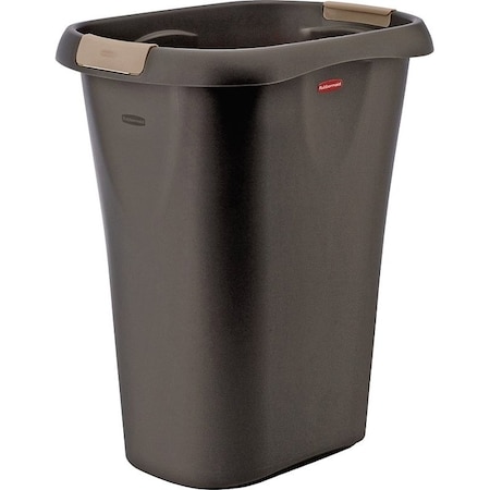 Rubbermaid WASTEBASKET OPEN 32 QT DK BLK 1835854