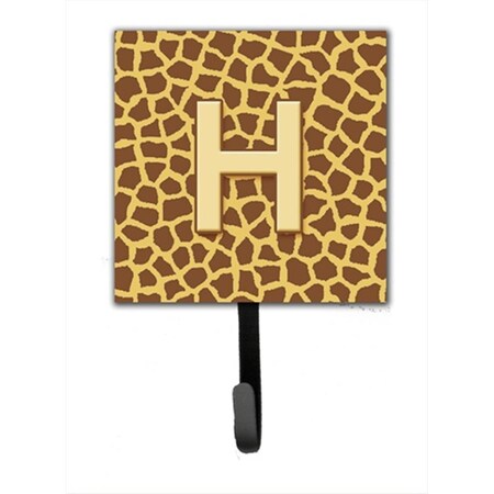 Carolines Treasures Letter H Initial Monogram - Giraffe Leash Holder Or Key Hook CJ1025-HSH4