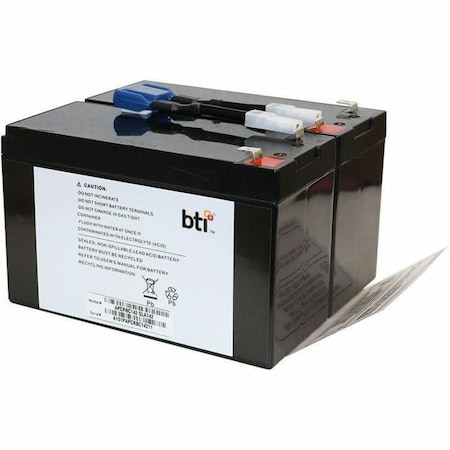 Battery Technology BTI 12V 2-CELL LEAD ACID UPS BATTERY FOR APC SMC1000, SMC1000-BR, APCRBC142-TAA