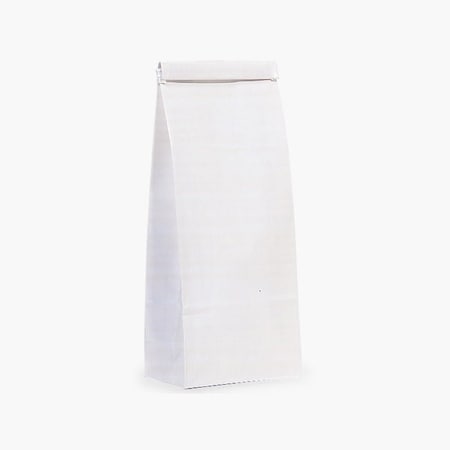 Nashville Wraps 100 1 lb White Tin Tie Coffee Bags4-1/4x2-1/2x10-1/2, 100PK 300976M