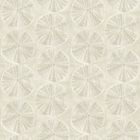 Chesapeake Sea Biscuit Beige Sand Dollar Wallpaper 4071-71027