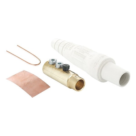 Leviton Single Pole Inline, 400 A, Female, White 16D33-UW