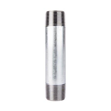 Stz Industries 3/8 in. MIP each X 3/8 in. D MIP Galvanized Steel 4-1/2 in. L Nipple 309UP38X412
