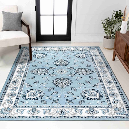 Jonathan Y Cherie French Cottage Blue/Cream 3 ft. x 5 ft. Area Rug MDP505A-3